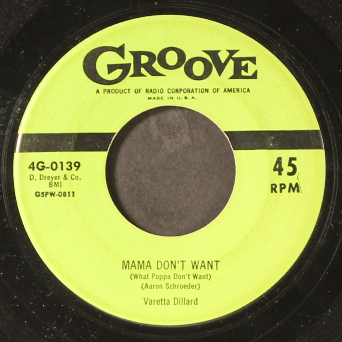 mama don't want / darling, listen to the words of this song by VARETTA DILLARD
