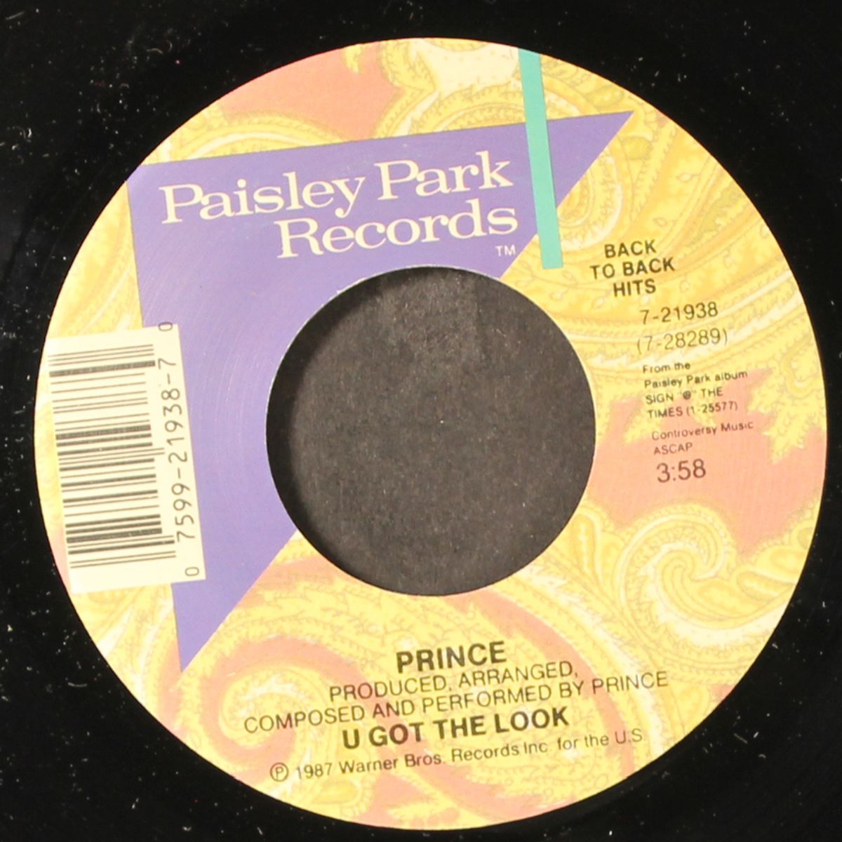 sign o the times / u got the look by PRINCE