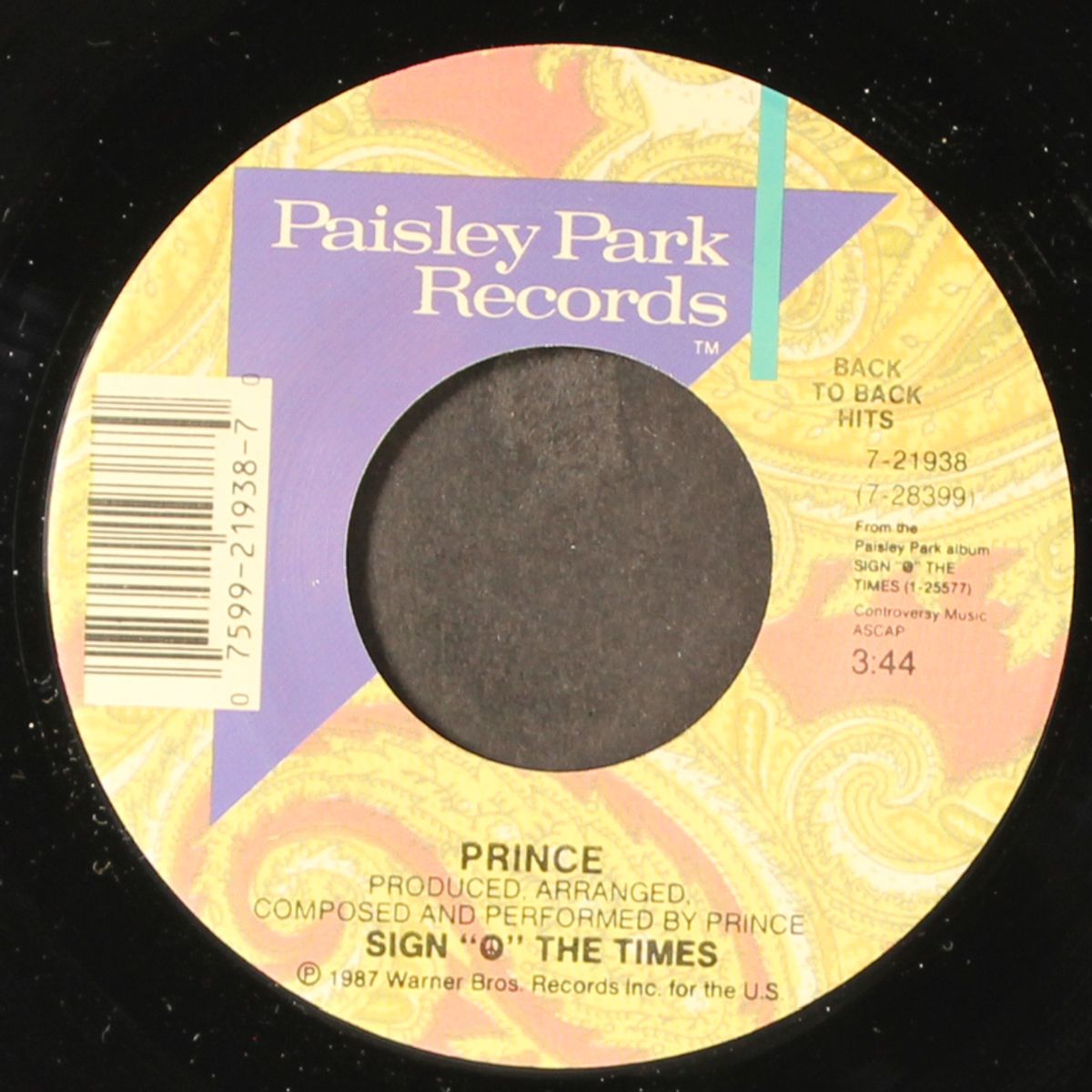 sign o the times / u got the look by PRINCE