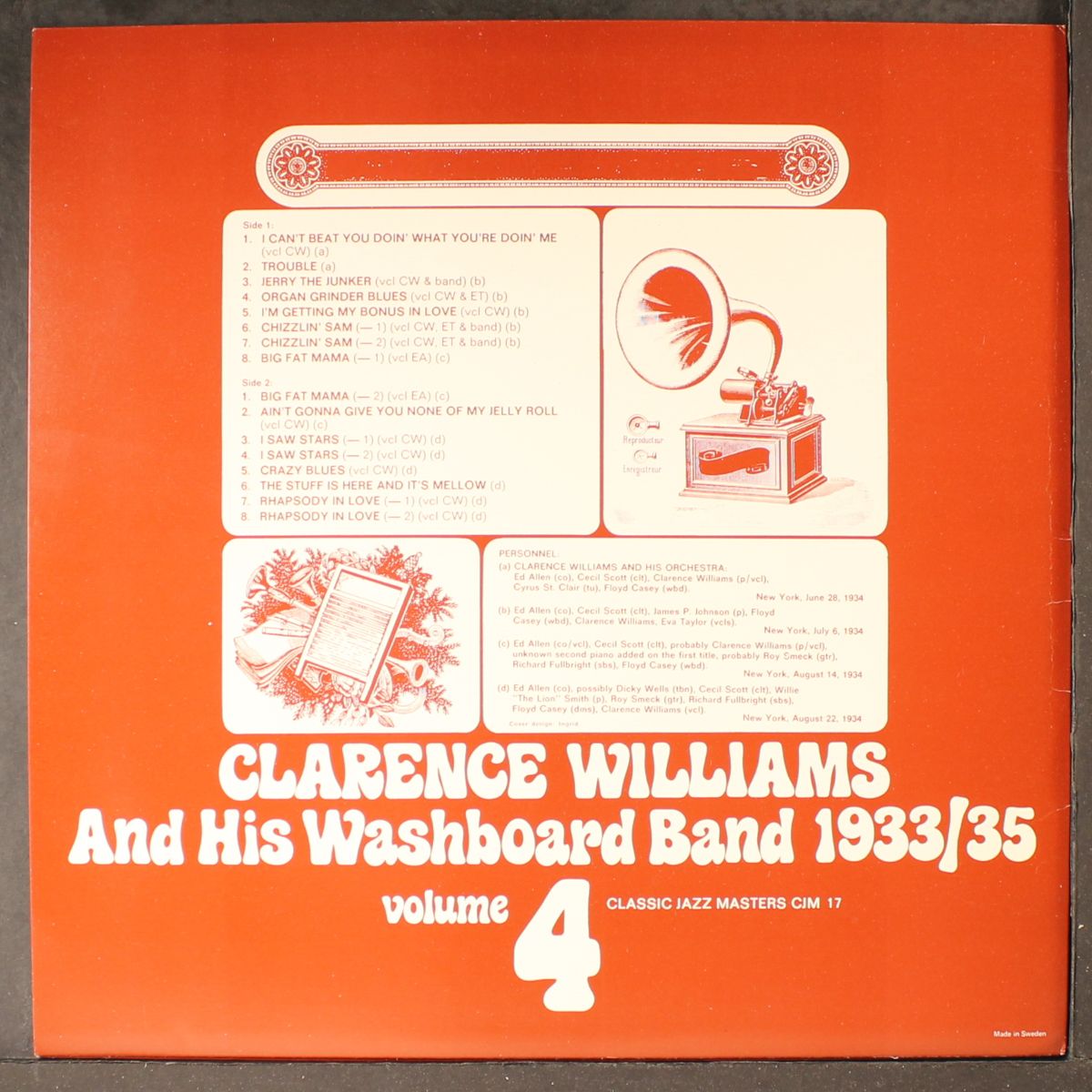 1933/35 vol. 4 by CLARENCE WILLIAMS
