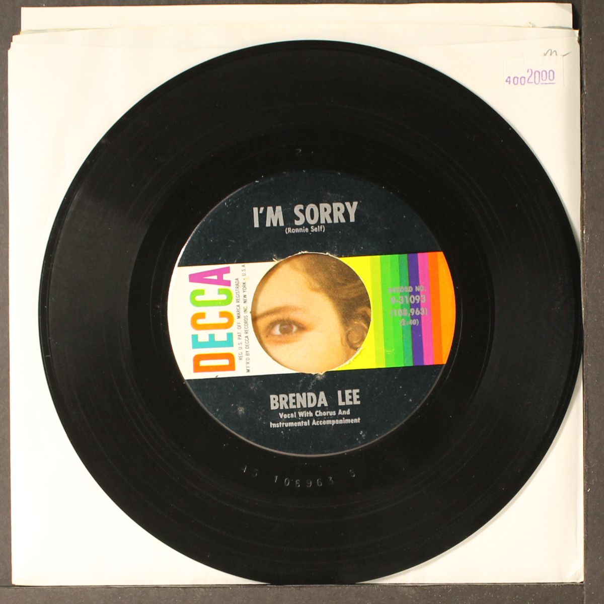 that's all you gotta do / i'm sorry by BRENDA LEE