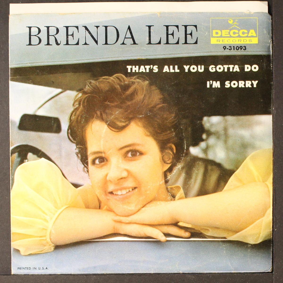 that's all you gotta do / i'm sorry by BRENDA LEE