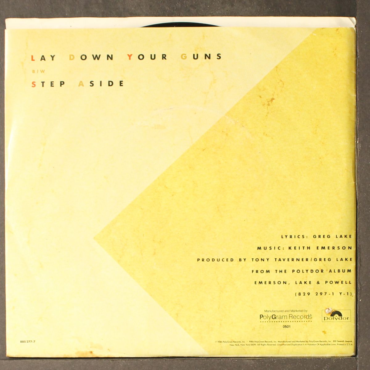 lay down your guns by EMERSON, LAKE & POWELL