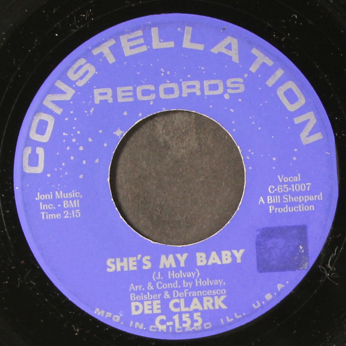 i can't run away / she's my baby by DEE CLARK