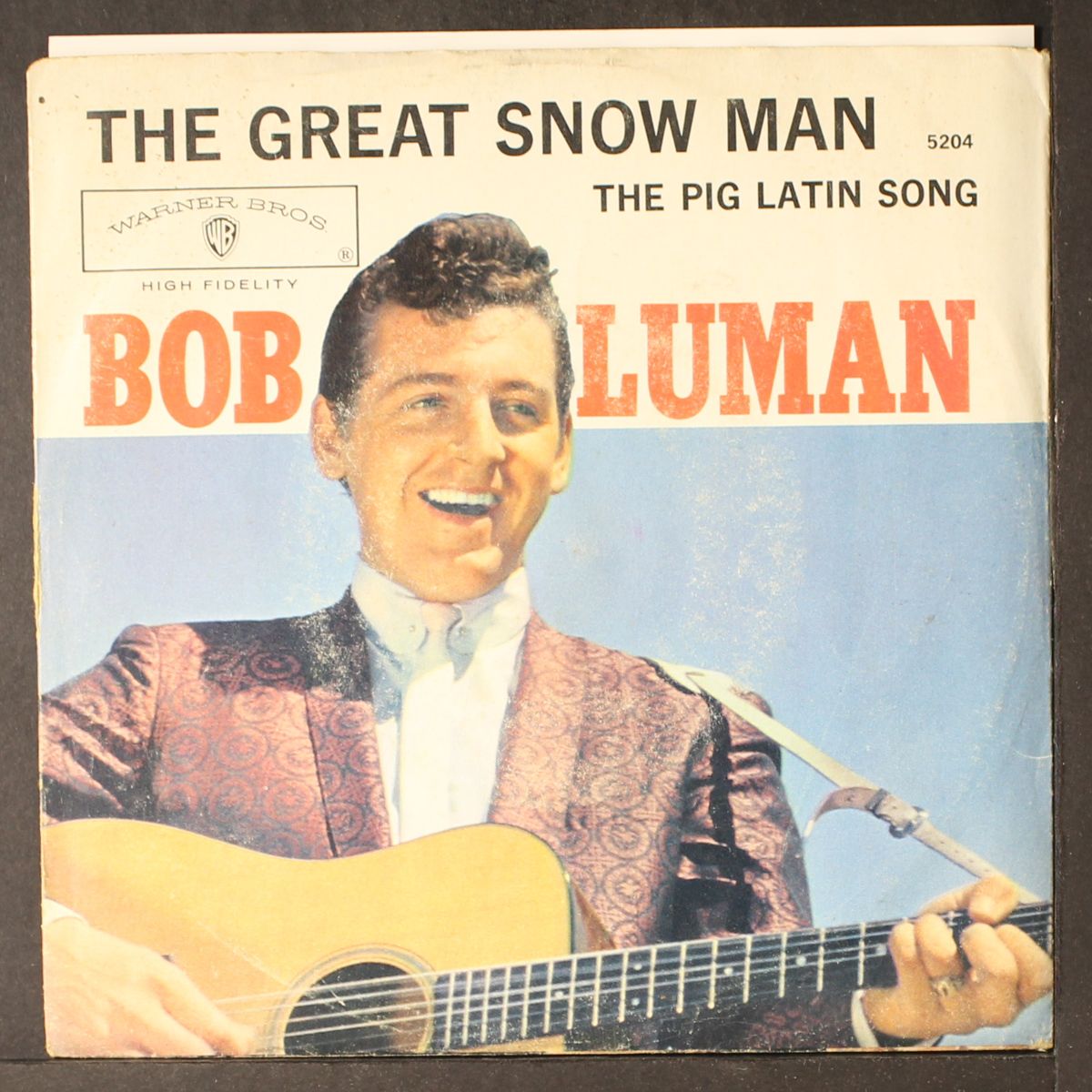 the great snow man / pig latin song by BOB LUMAN