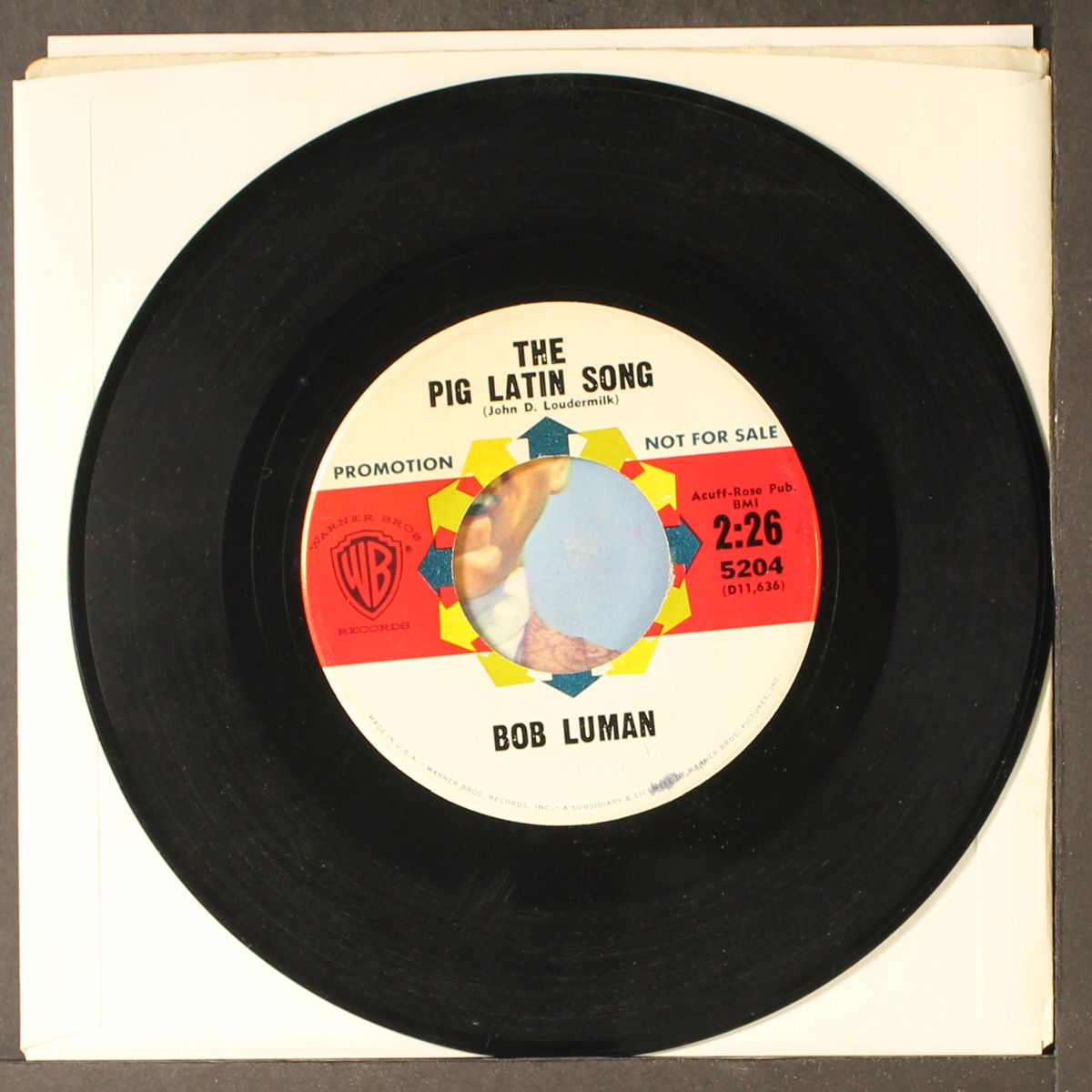 the great snow man / pig latin song by BOB LUMAN