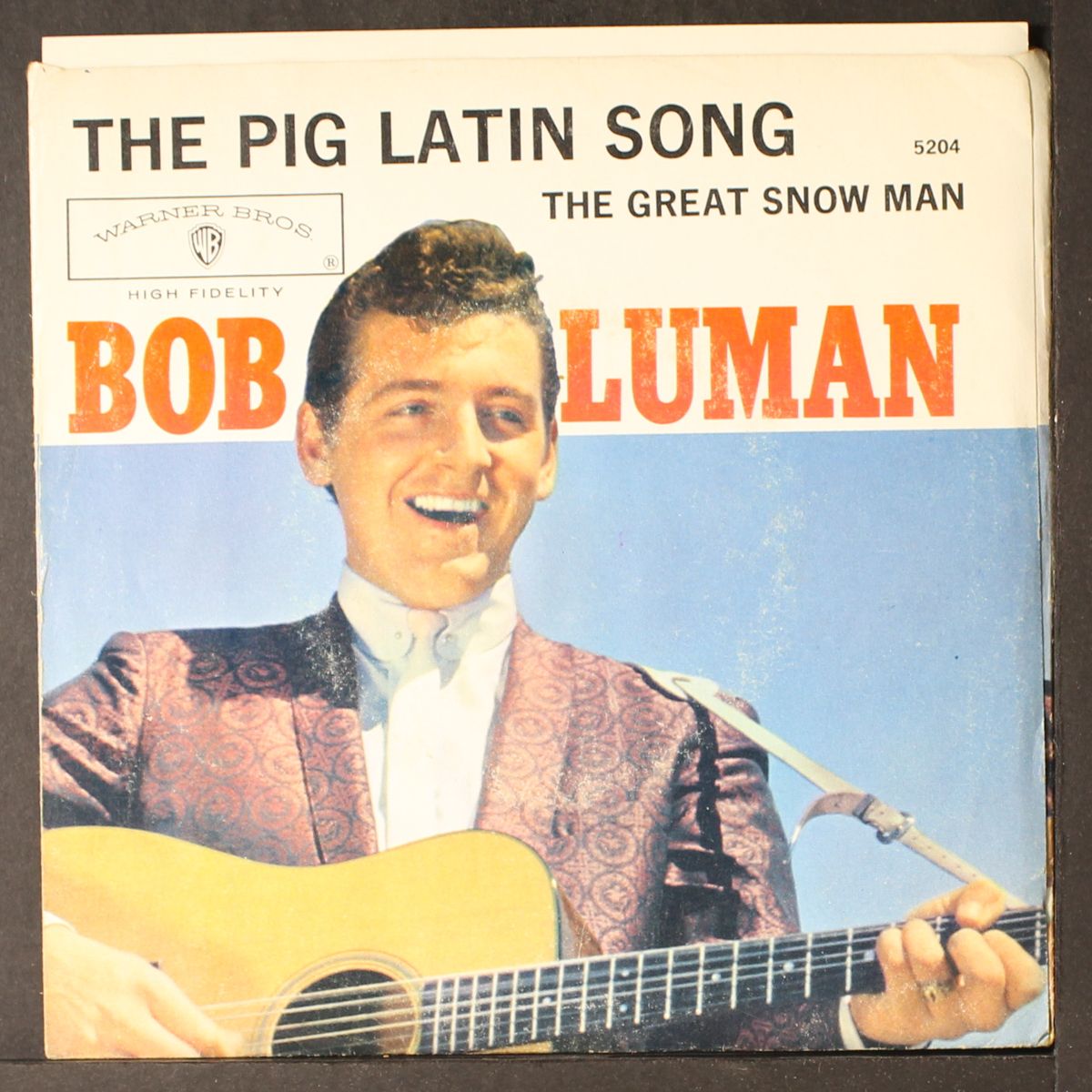 the great snow man / pig latin song by BOB LUMAN