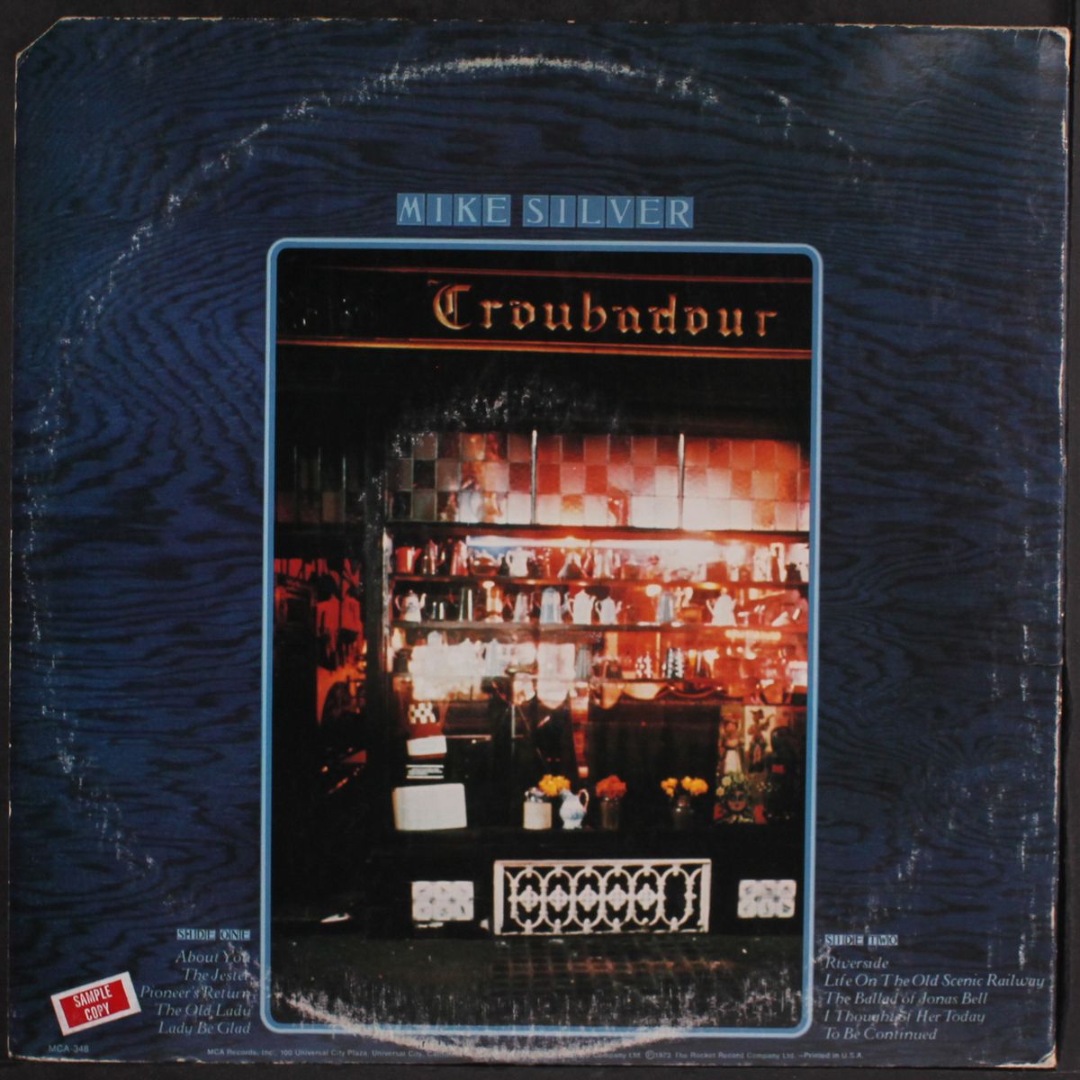 troubadour by MIKE SILVER