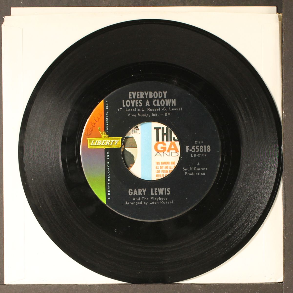 everybody loves a clown / time stands still by GARY LEWIS & PLAYBOYS