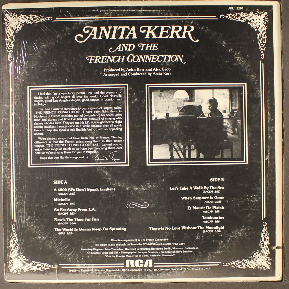 and the french connection by ANITA KERR