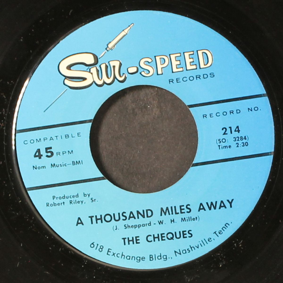 a thousand miles away / go on girl by CHEQUES