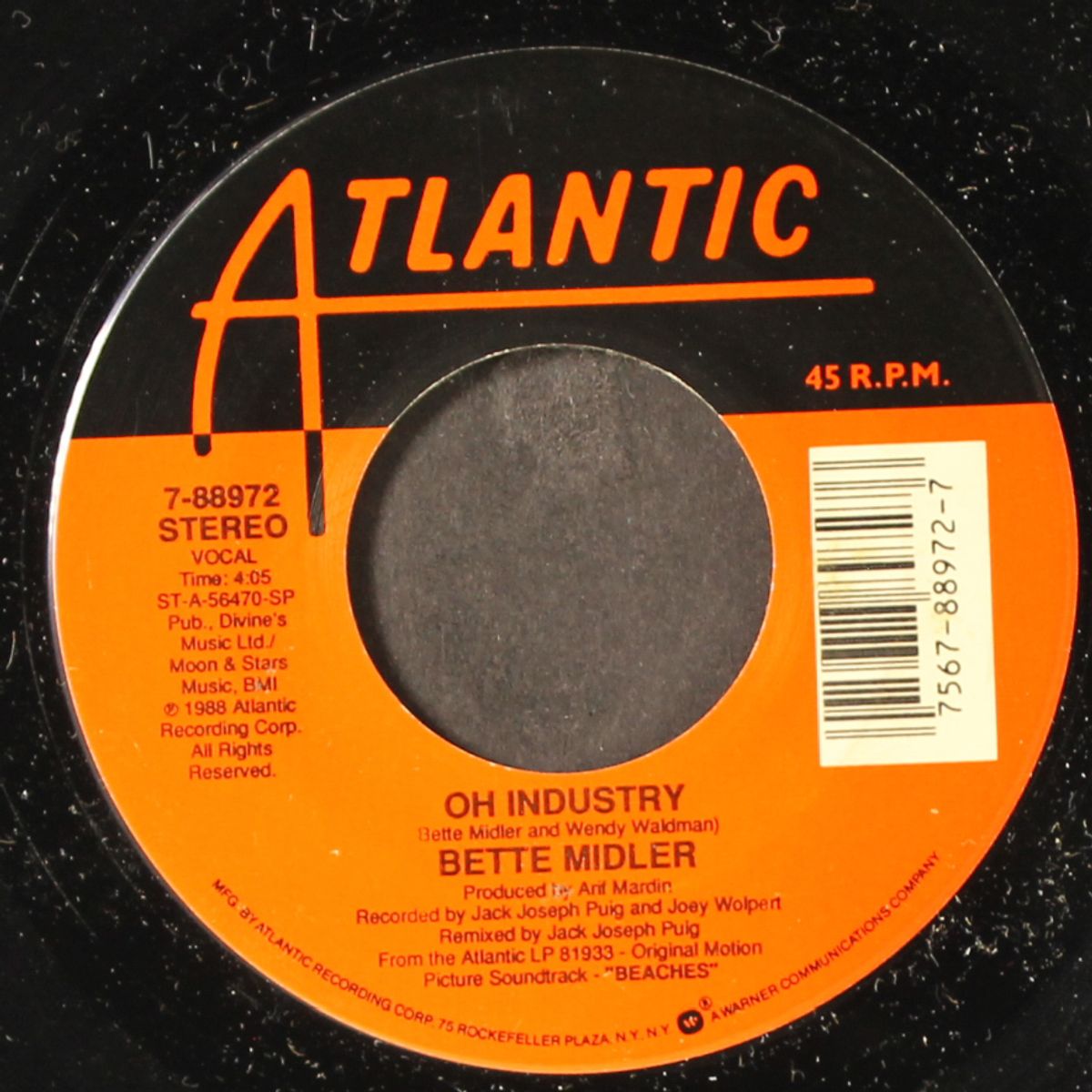 wind beneath my wings / oh industry by BETTE MIDLER
