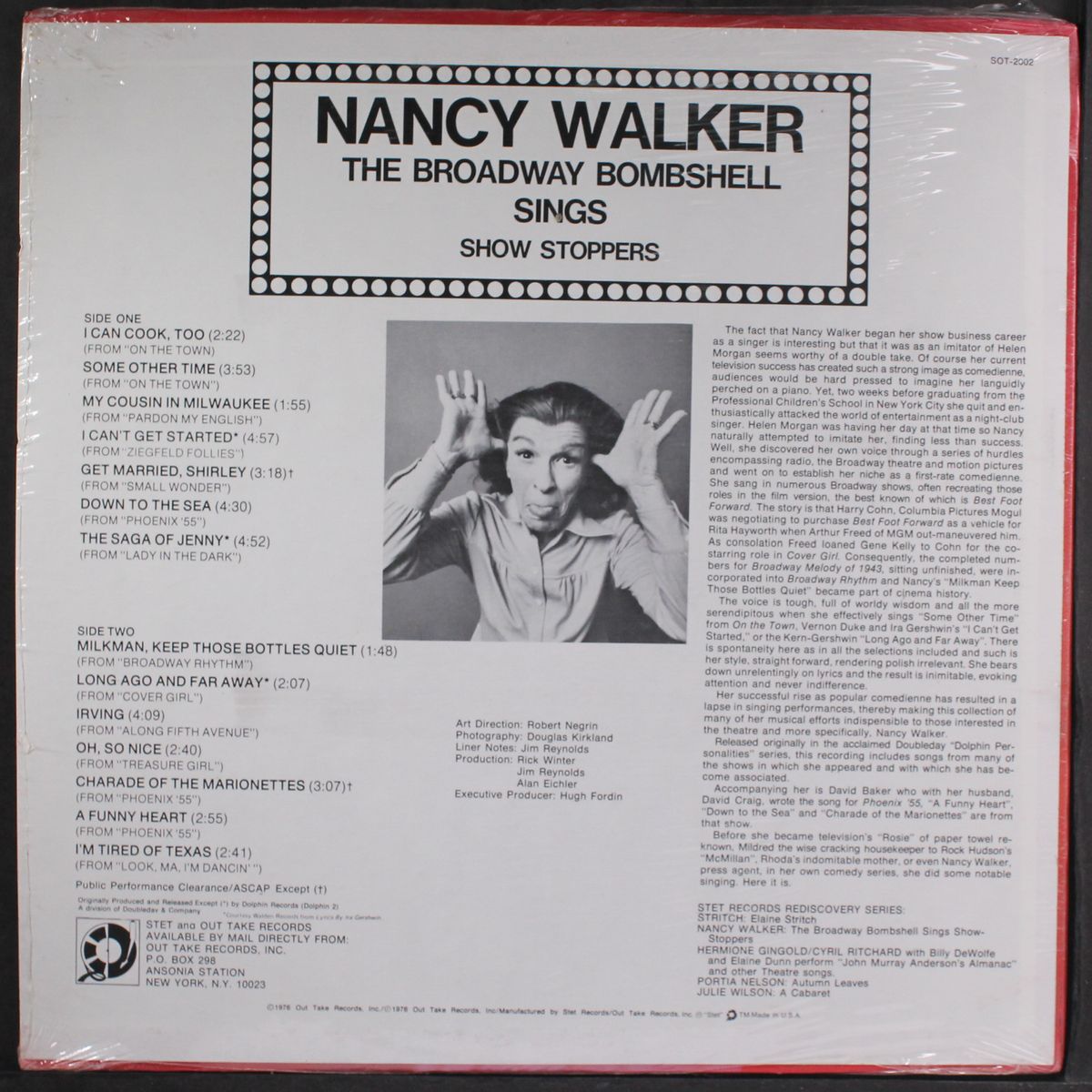 the broadway bombshell sings by NANCY WALKER