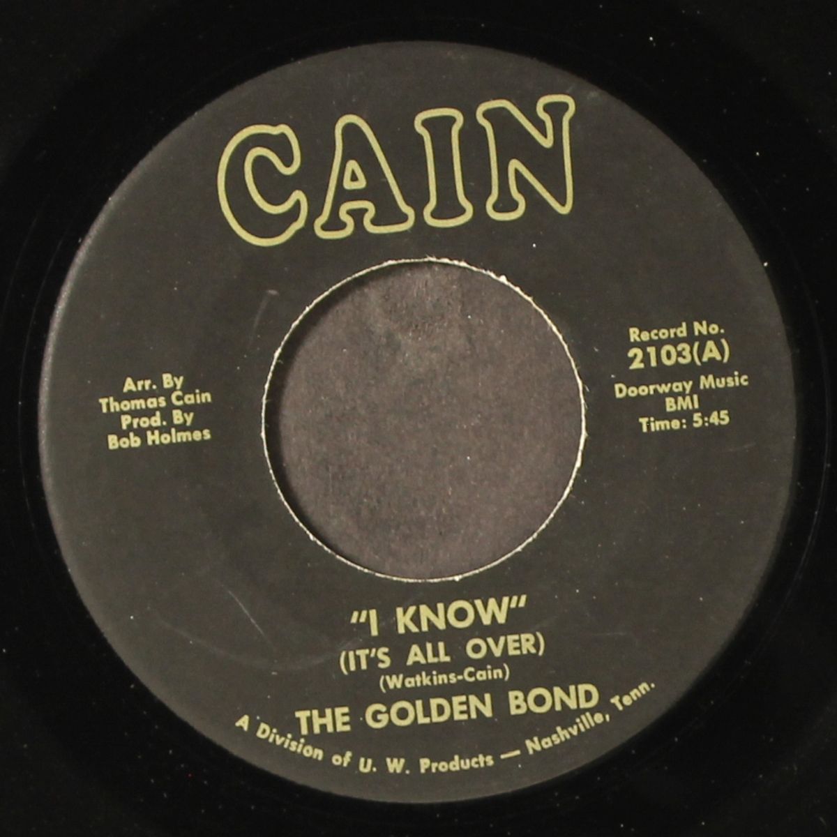 i know / mean, mean world by GOLDEN BOND