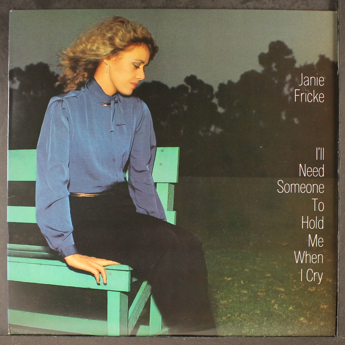 i'll need someone to hold me when i cry by JANIE FRICKE