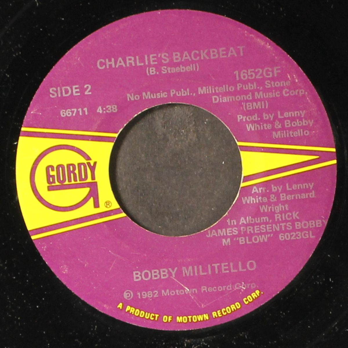 let's stay together / charlie's backbeat by BOBBY MILITELLO FEAT. JEAN CARN