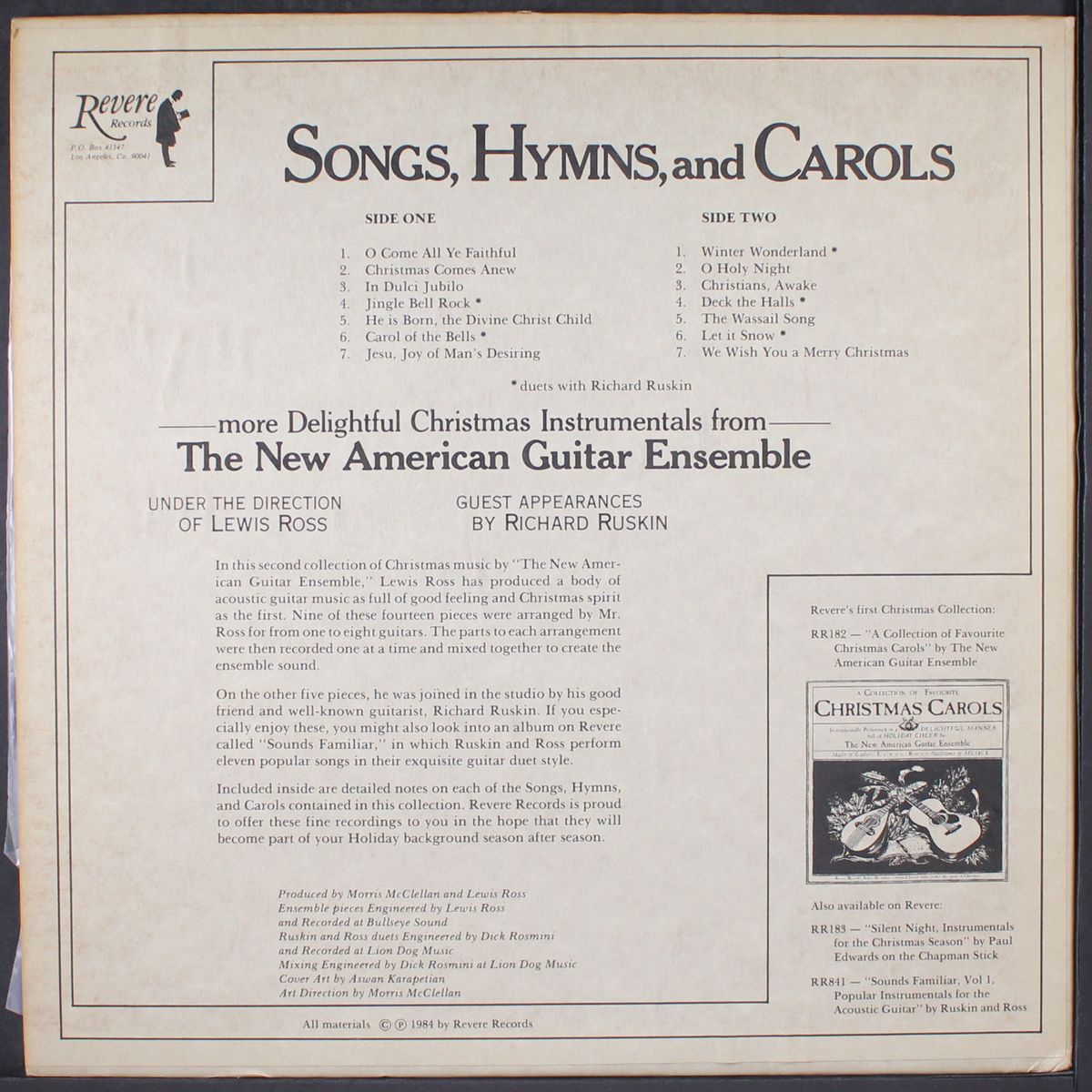songs, hymns, and carols by NEW AMERICAN GUITAR ENSEMBLE