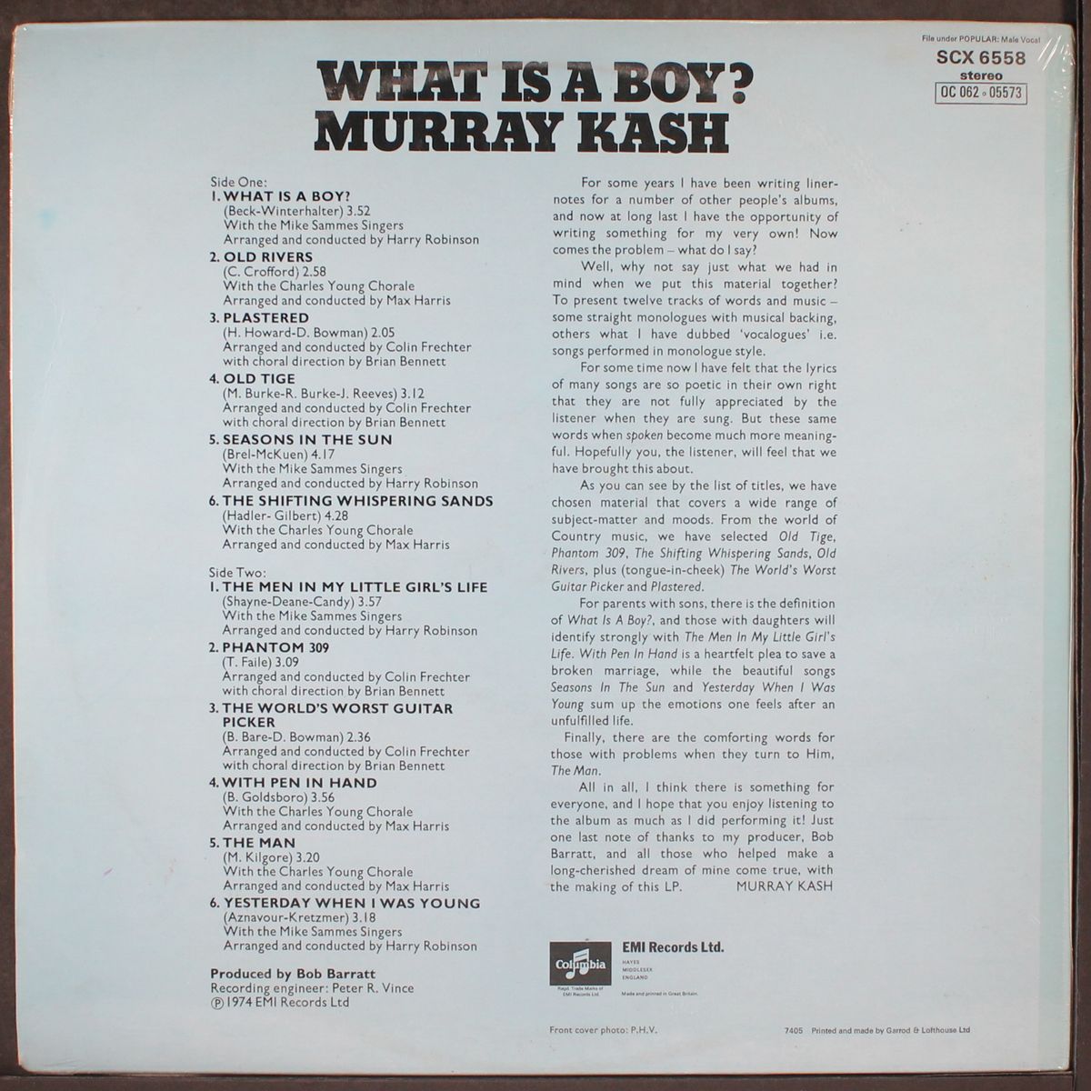 what is a boy? by MURRAY KASH