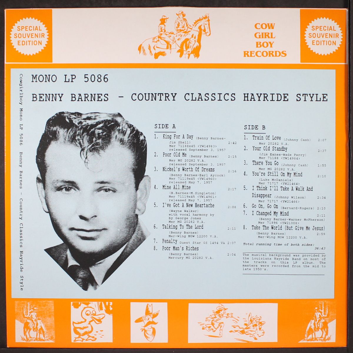 country classics hayride style by BENNY BARNES