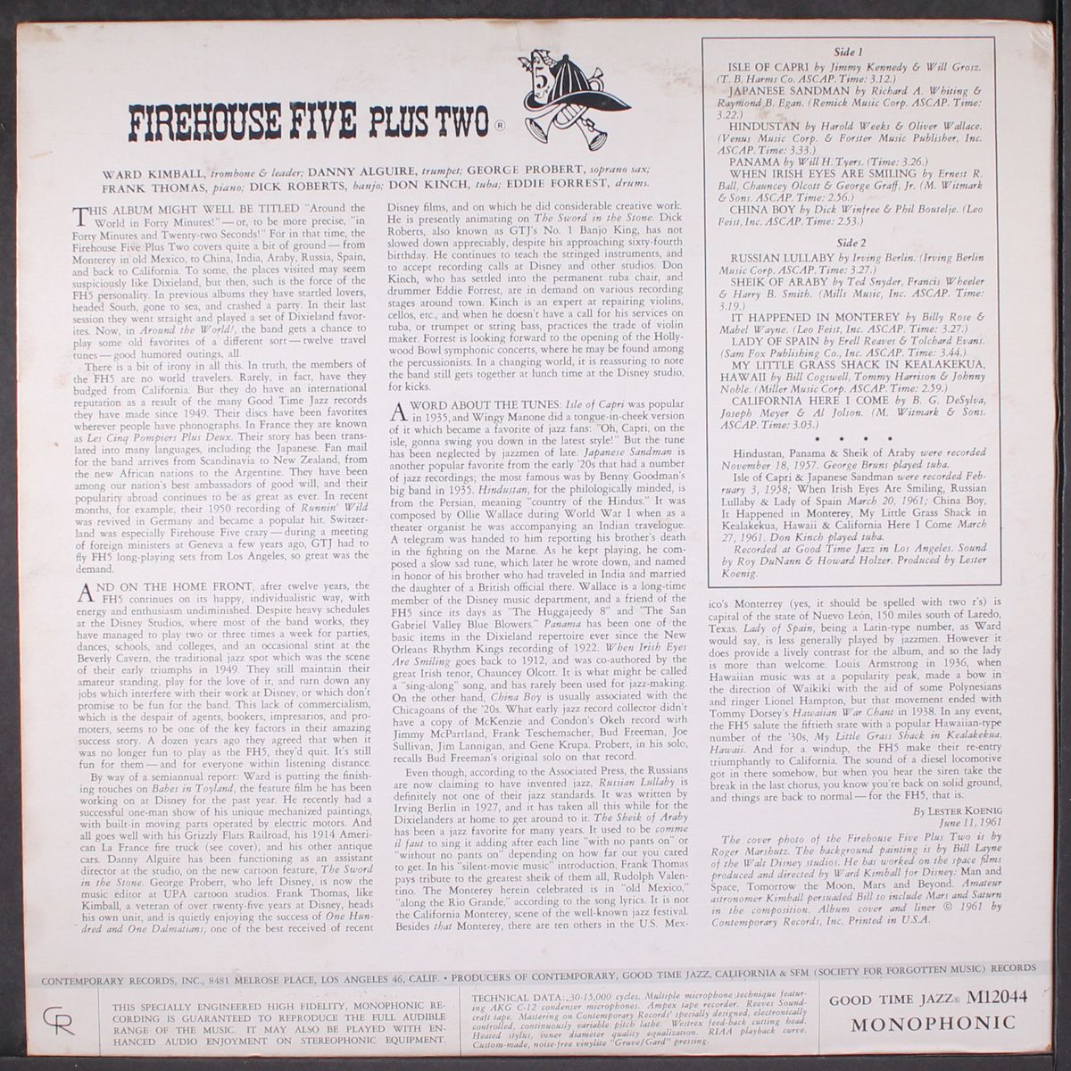 around the world! by FIREHOUSE FIVE PLUS TWO