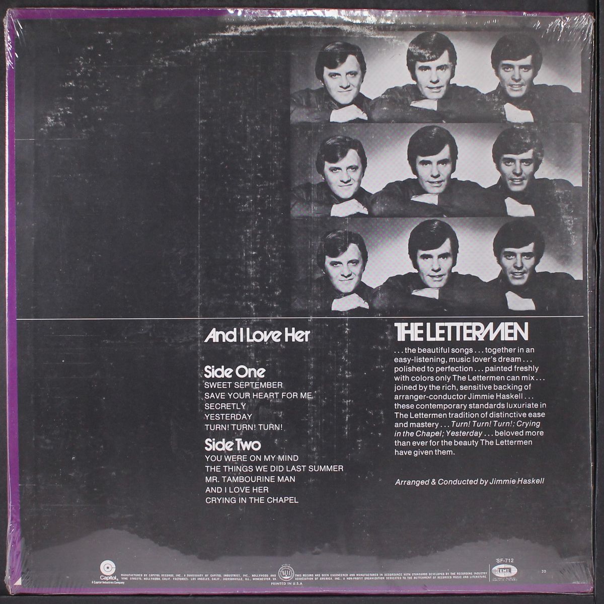 and i love her by LETTERMEN