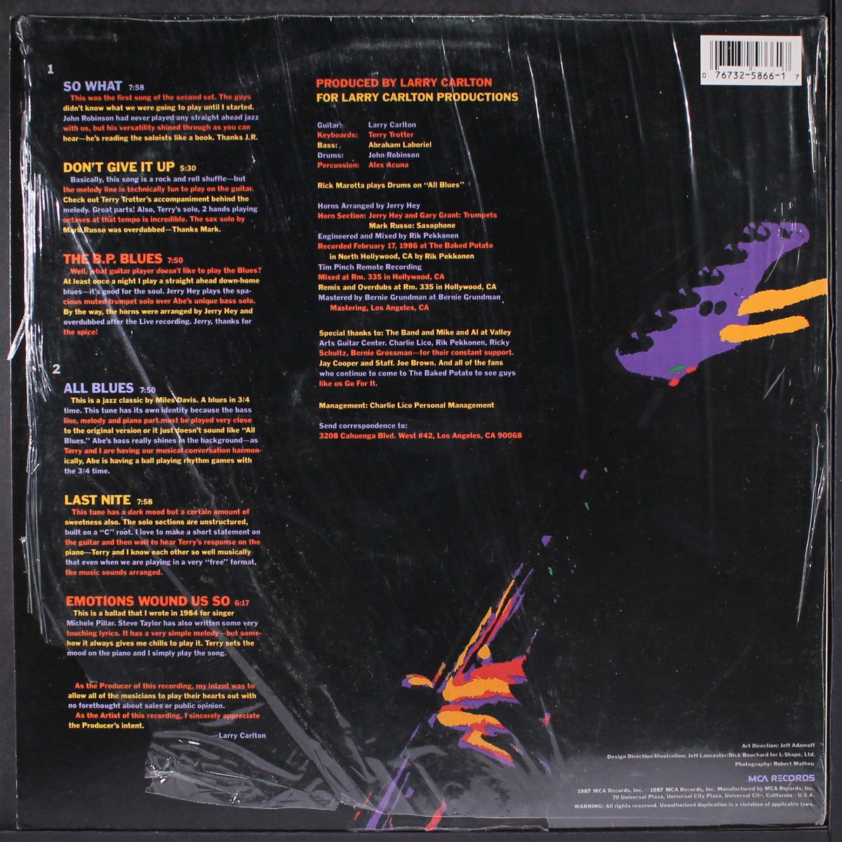 last nite by LARRY CARLTON