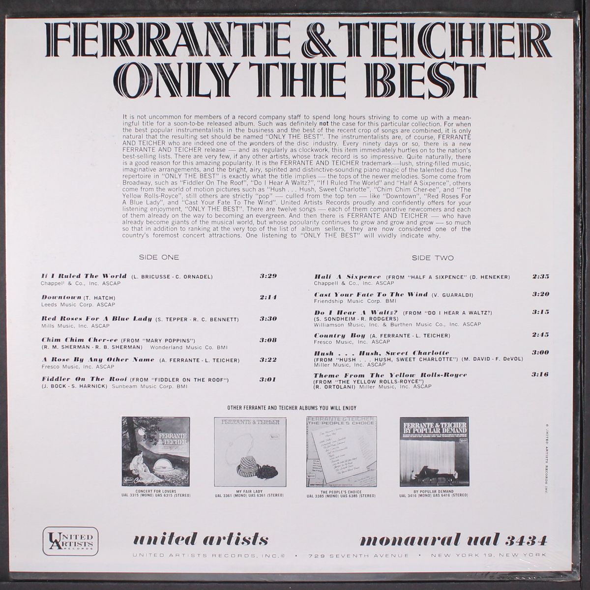 only the best by FERRANTE & TEICHER