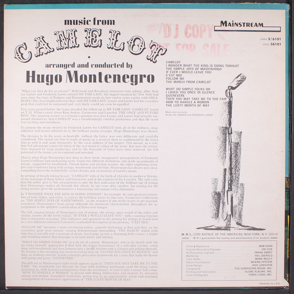music from camelot by HUGO MONTENEGRO