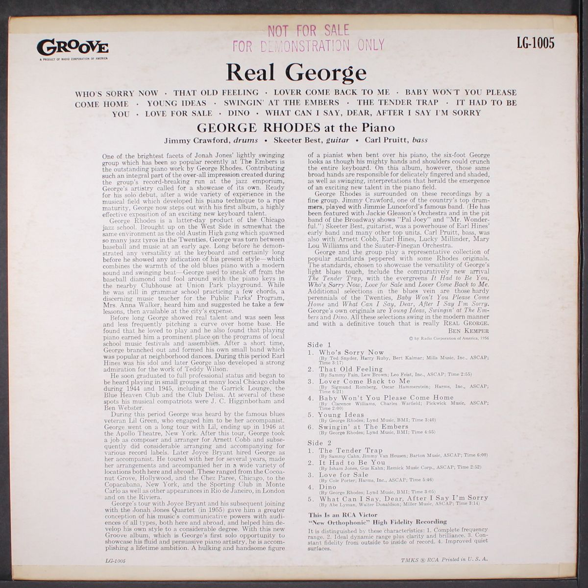 real george by GEORGE RHODES