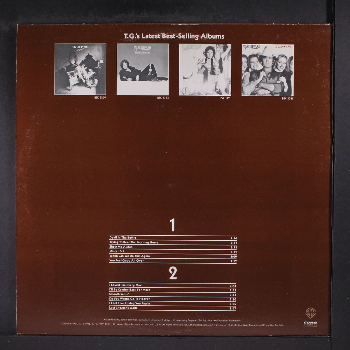 the best of - special radio sampler by T.G. SHEPPARD
