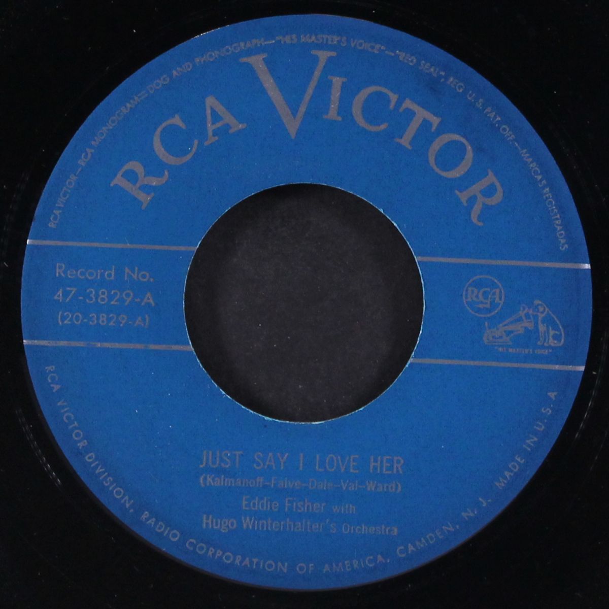 just say i love her by EDDIE FISHER