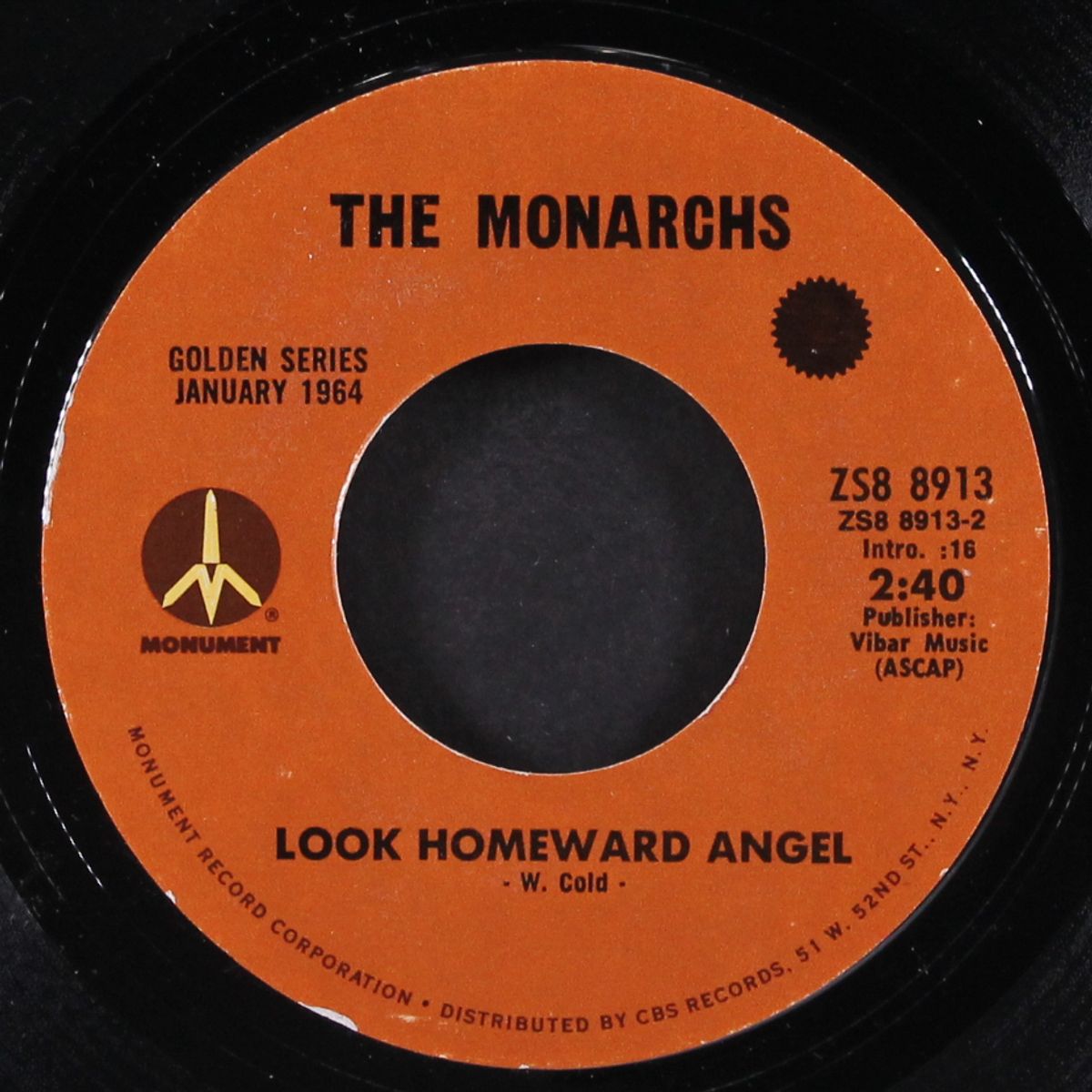 this old heart / look homeward angel by MONARCHS