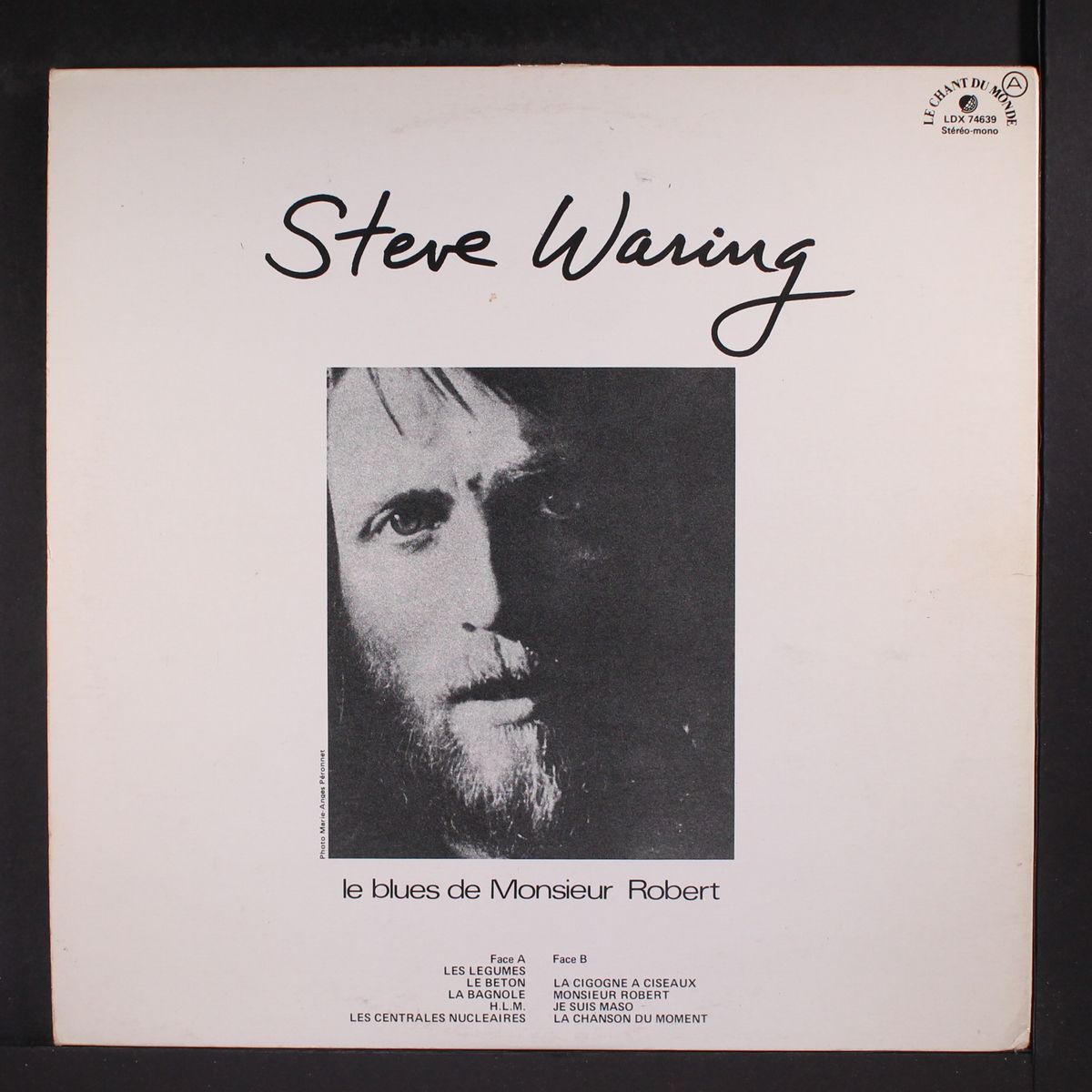le blues de monsieur robert by STEVE WARING