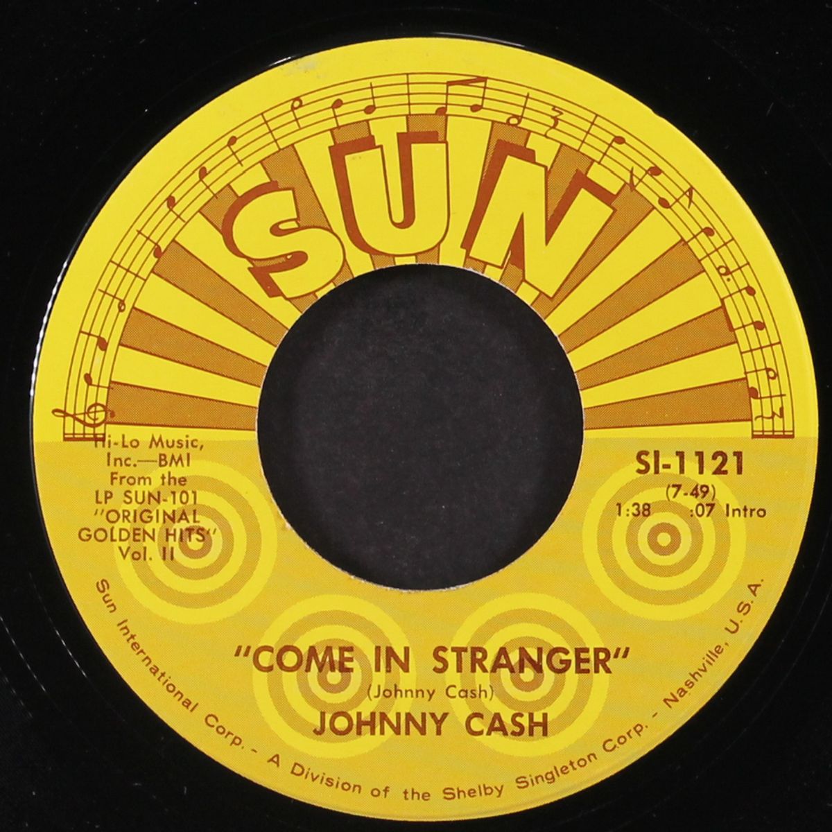 big river / come in stranger by JOHNNY CASH