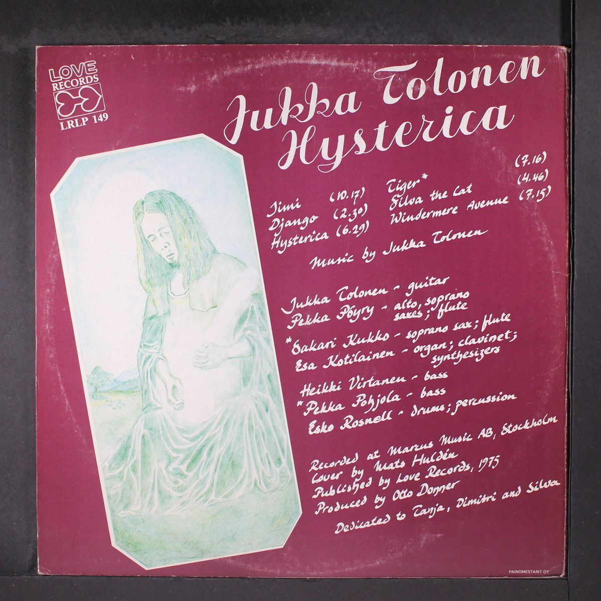 hysterica by JUKKA TOLONEN