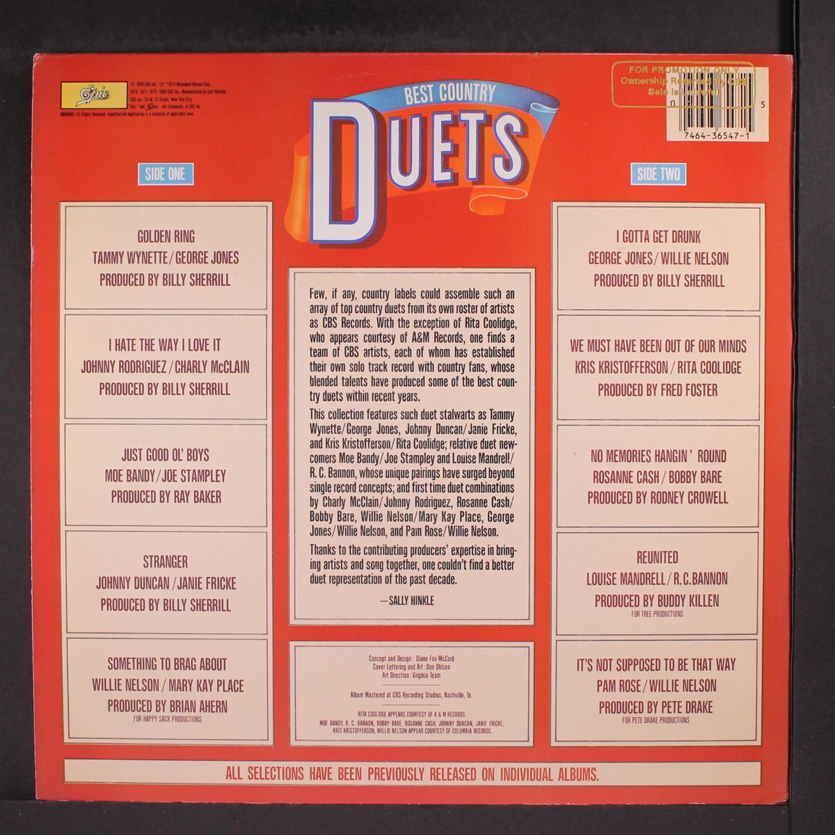 best country duets by VARIOUS