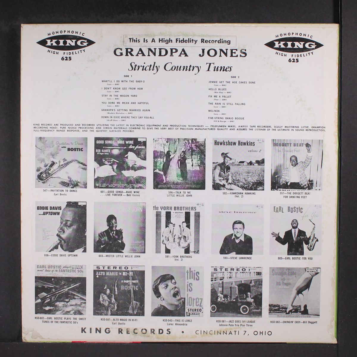 strictly country tunes by GRANDPA JONES