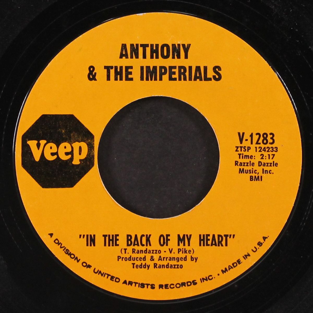 what greater love / in the back of my heart by ANTHONY & IMPERIALS
