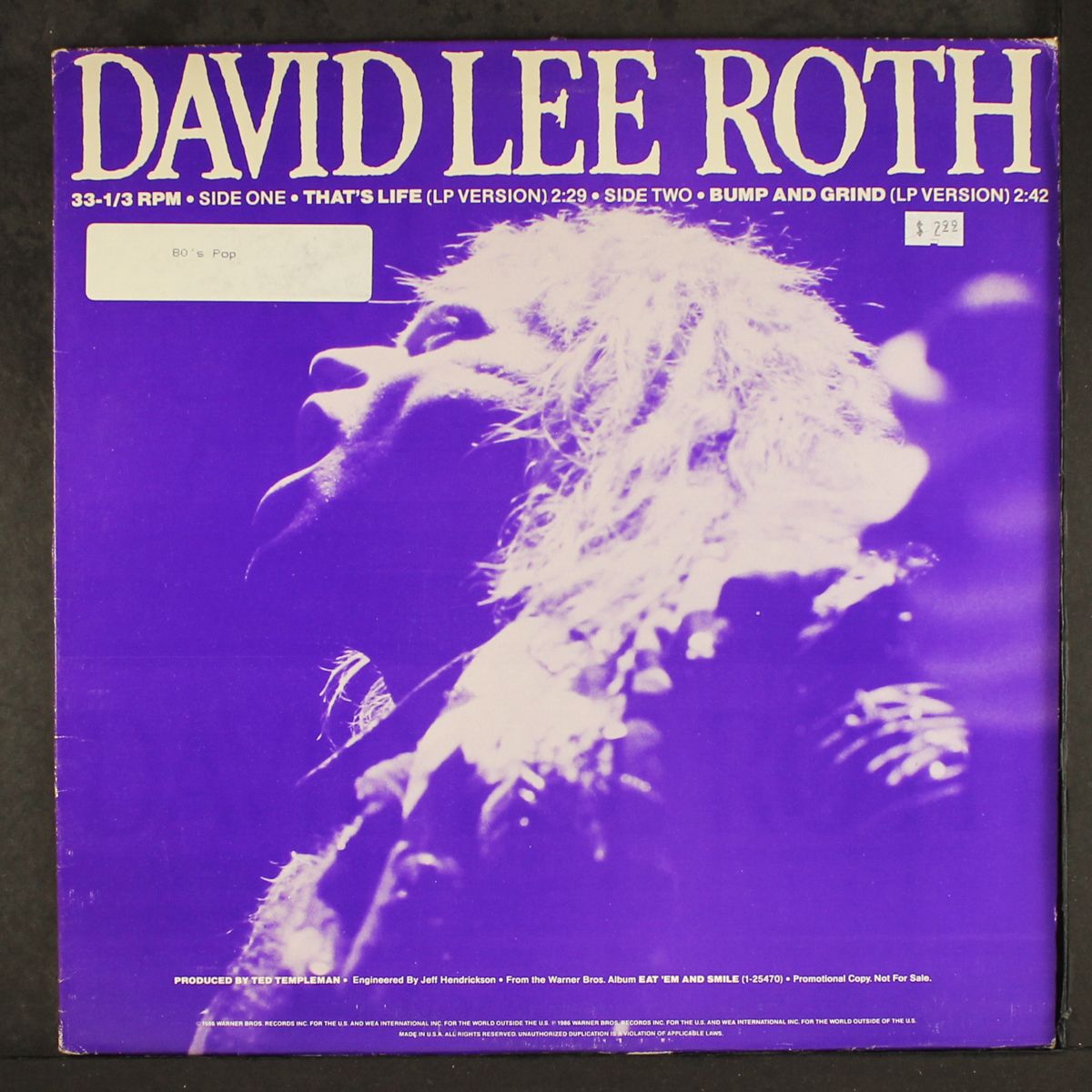 that's life by DAVID LEE ROTH