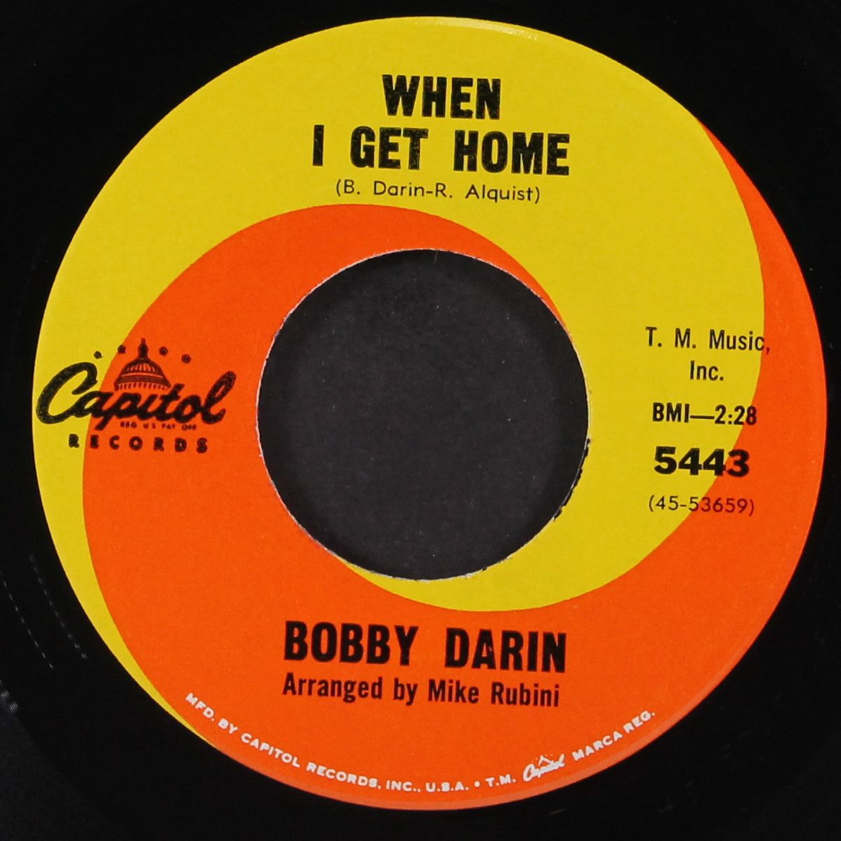 lonely road / when i get home by BOBBY DARIN
