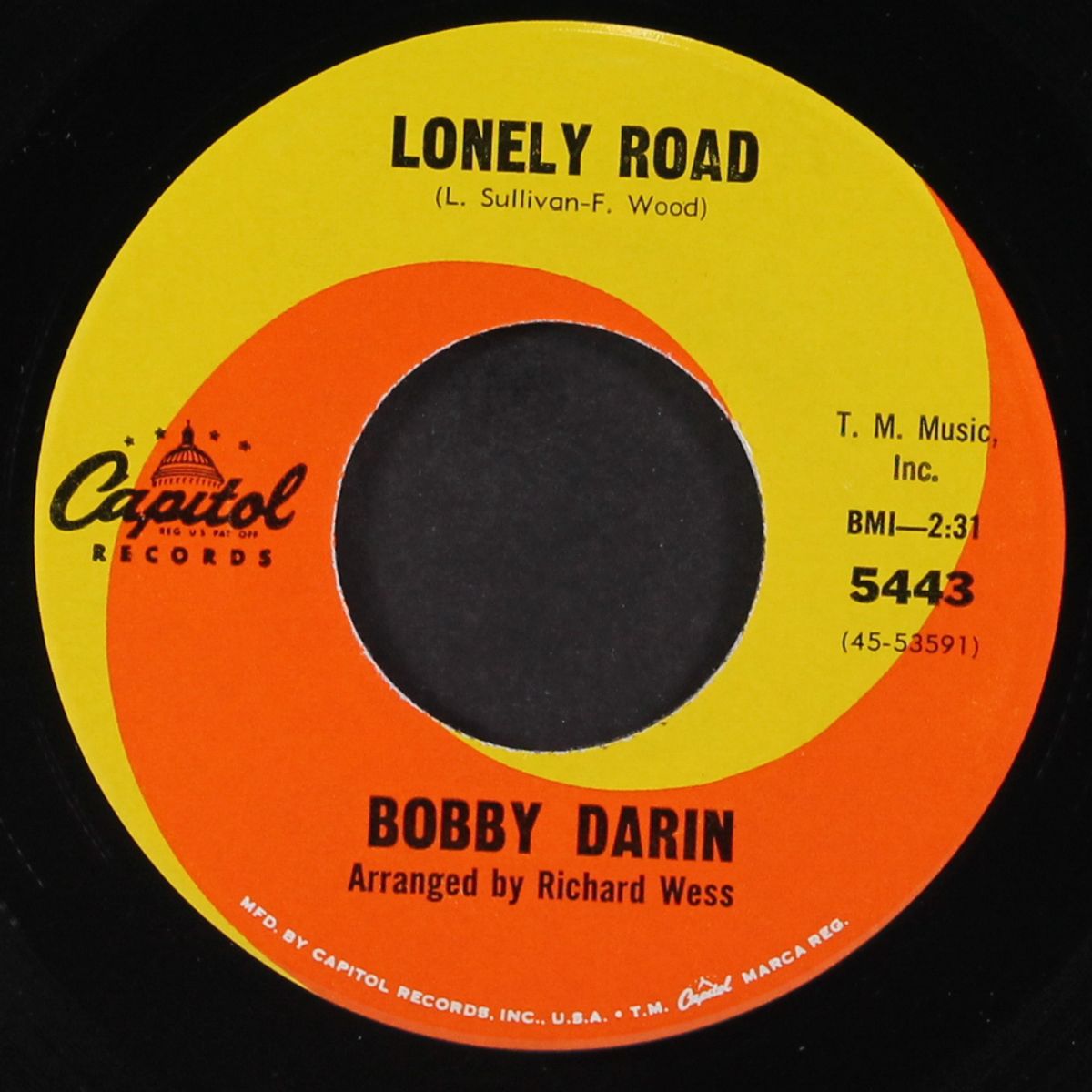 lonely road / when i get home by BOBBY DARIN
