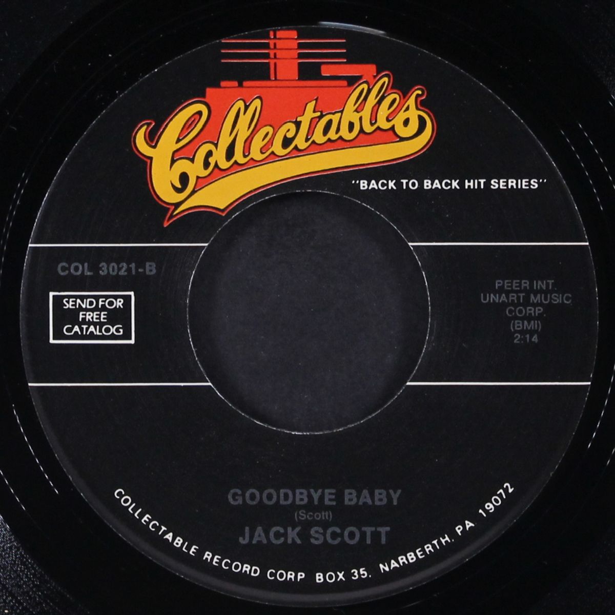 my true love / goodbye baby by JACK SCOTT
