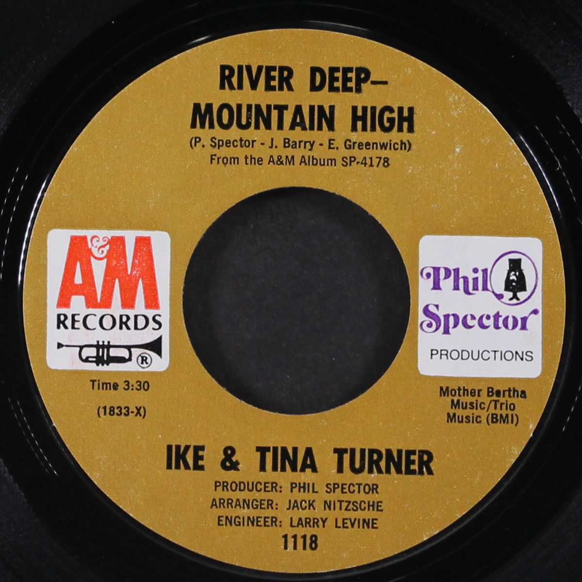 river deep mountain high / i'll keep you happy by IKE & TINA TURNER