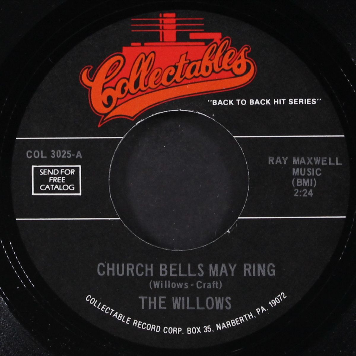 church bells may ring / why don't you write me by WILLOWS / JACKS