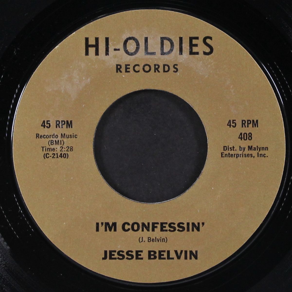 i'm confessin' / deep in my heart by JESSIE BELVIN