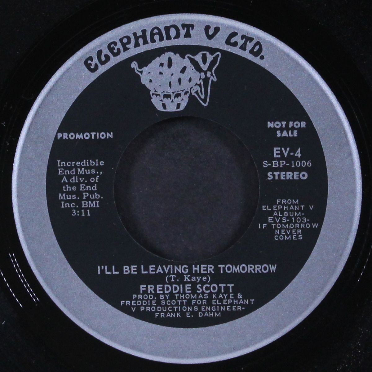 i'll be leaving her tomorrow / mono by FREDDIE SCOTT