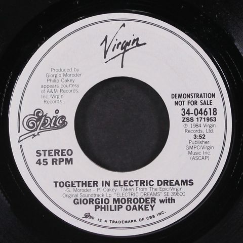 GIORGIO MORODER W/ PHILIP OAKEY