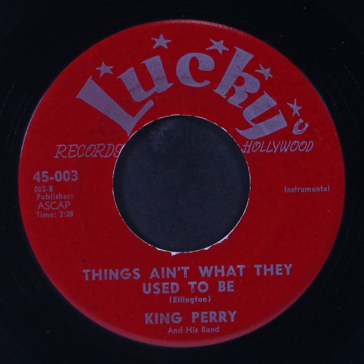 christopher columbus / things ain't what they used to be by KING PERRY