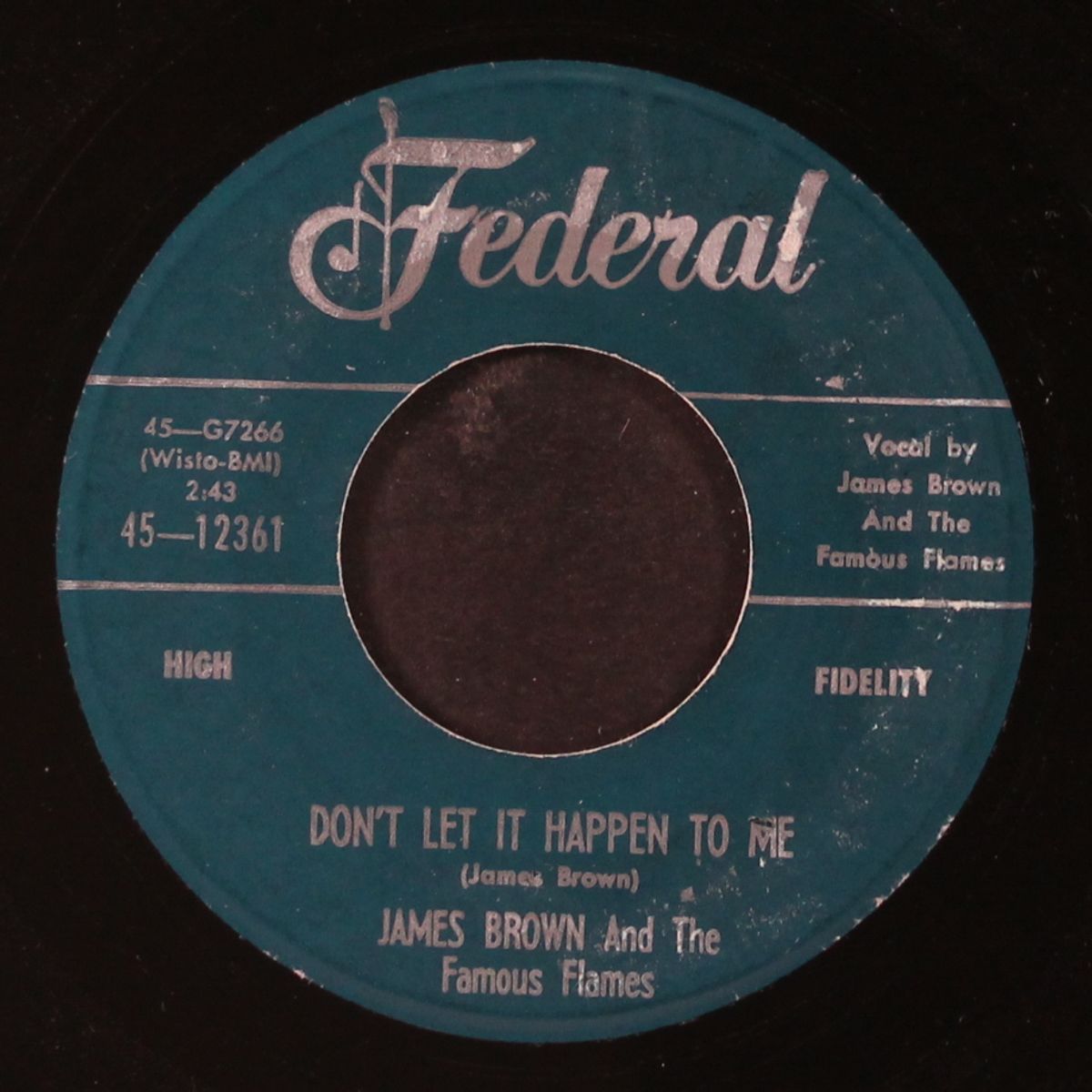 don't let it happen to me / good good lovin' by JAMES BROWN