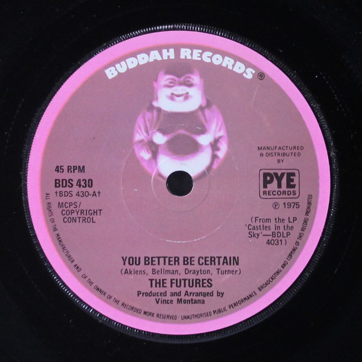 you better be certain / no one could compare by FUTURES
